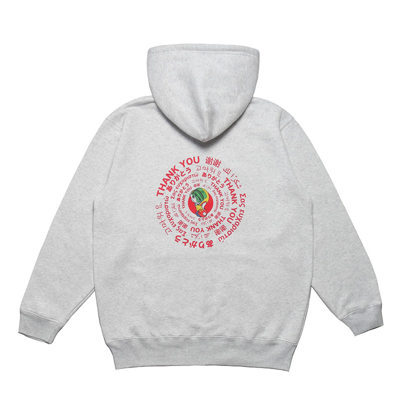 少年ジェッター(ショウネンジェッター)/ ARIGATO ZIP HOOD SW -ASH-