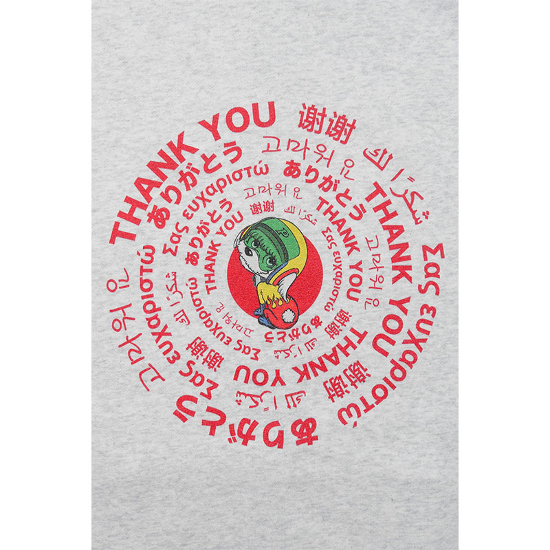 少年ジェッター(ショウネンジェッター)/ ARIGATO ZIP HOOD SW -ASH-