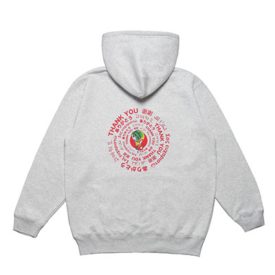 少年ジェッター(ショウネンジェッター)/ ARIGATO ZIP HOOD SW -ASH-