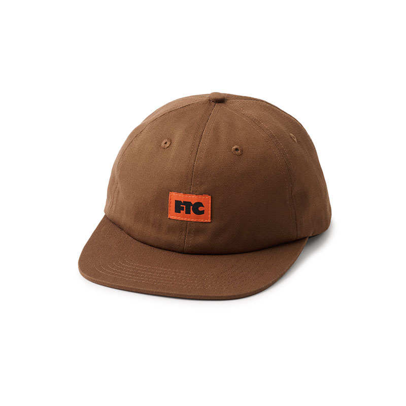 FTC(エフティーシー)/ SMALL LOGO 6 PANEL -2COLOR-(BROWN)
