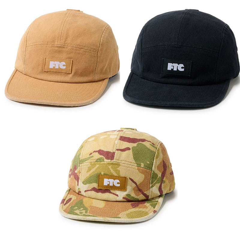 FTC(エフティーシー)/ WASHED CANVAS CAMP CAP -3COLOR-