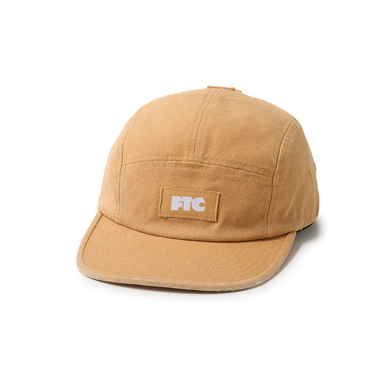 FTC(エフティーシー)/ WASHED CANVAS CAMP CAP -3COLOR-(CAMEL)