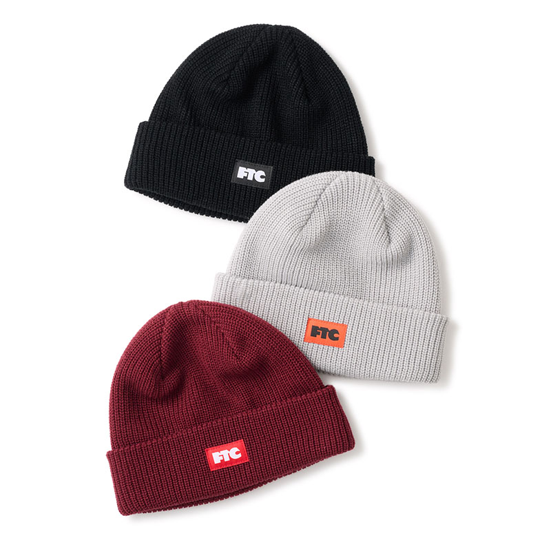 FTC(エフティーシー)/ BOX LOGO BEANIE -3COLOR-