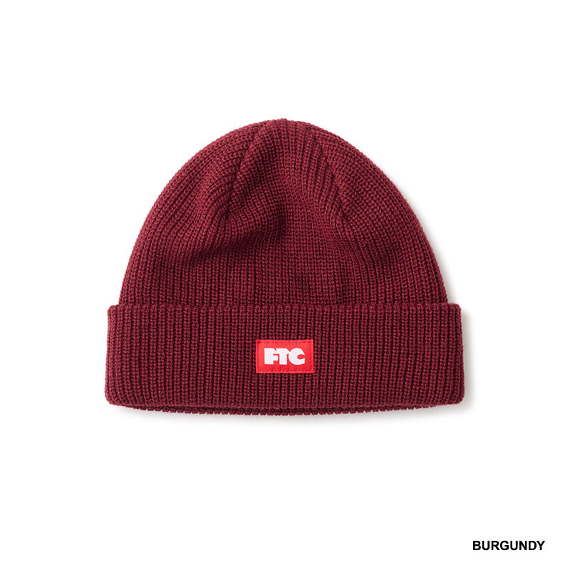 FTC(エフティーシー)/ BOX LOGO BEANIE -3COLOR-