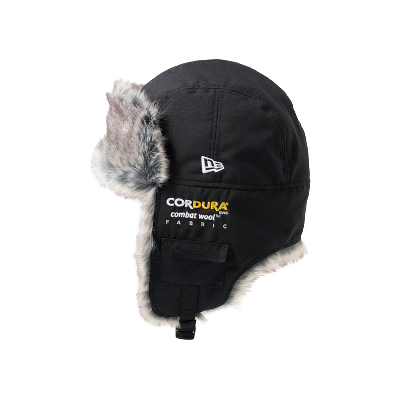 FTC(エフティーシー)/ NEWERA CORDURA TRAPPER -BLACK-