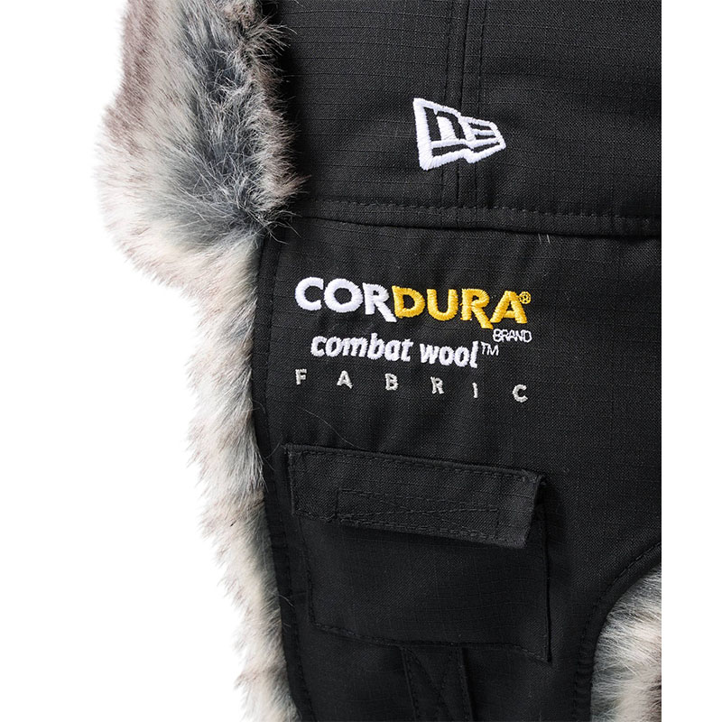 FTC(エフティーシー)/ NEWERA CORDURA TRAPPER -BLACK-