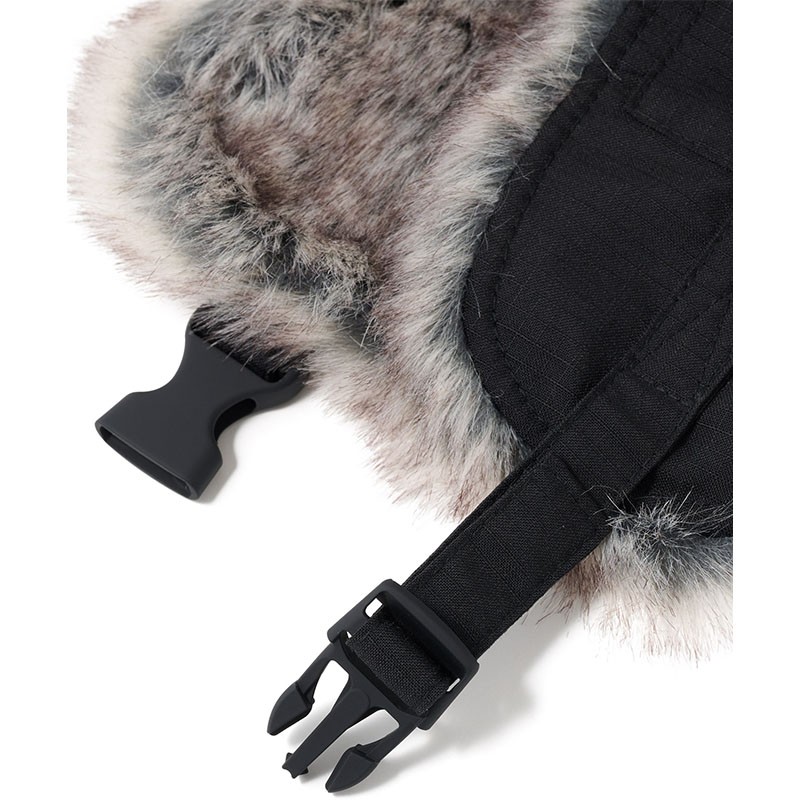 FTC(エフティーシー)/ NEWERA CORDURA TRAPPER -BLACK-