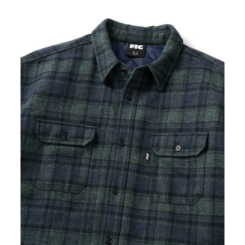 FTC(エフティーシー)/ QUILTED LINED PLAID NEL SHIRT -2COLOR-