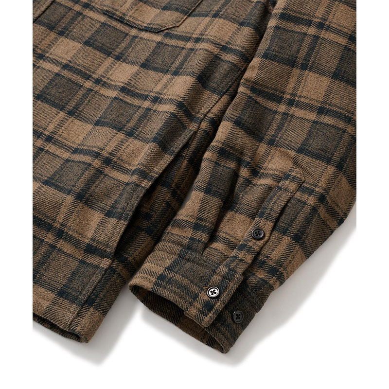 FTC(エフティーシー)/ QUILTED LINED PLAID NEL SHIRT -2COLOR-