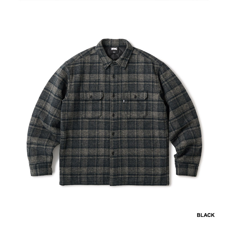FTC(エフティーシー)/ QUILTED LINED PLAID NEL SHIRT -2COLOR-