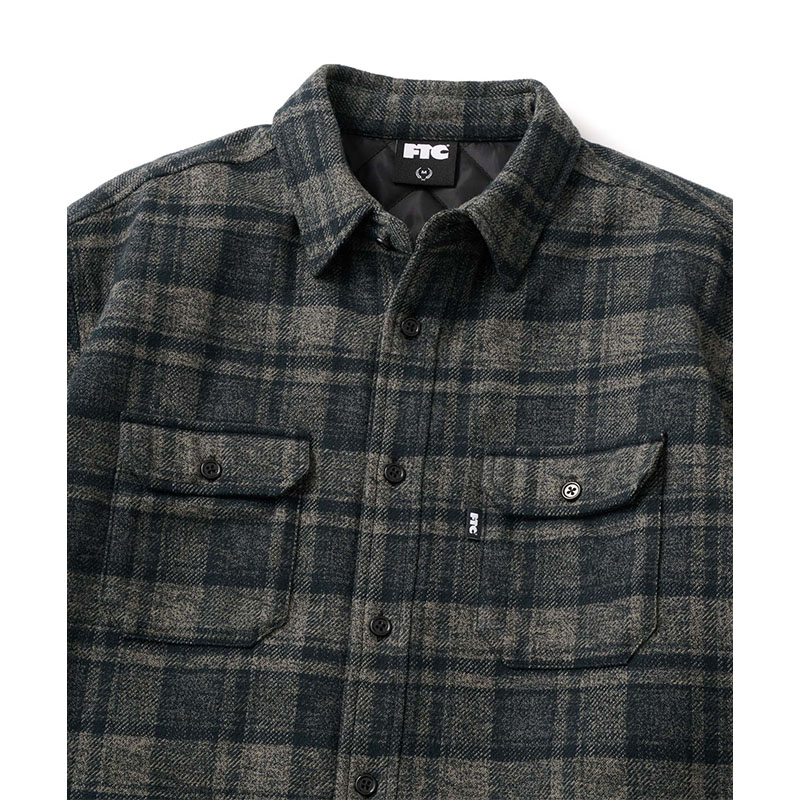 FTC(エフティーシー)/ QUILTED LINED PLAID NEL SHIRT -2COLOR-