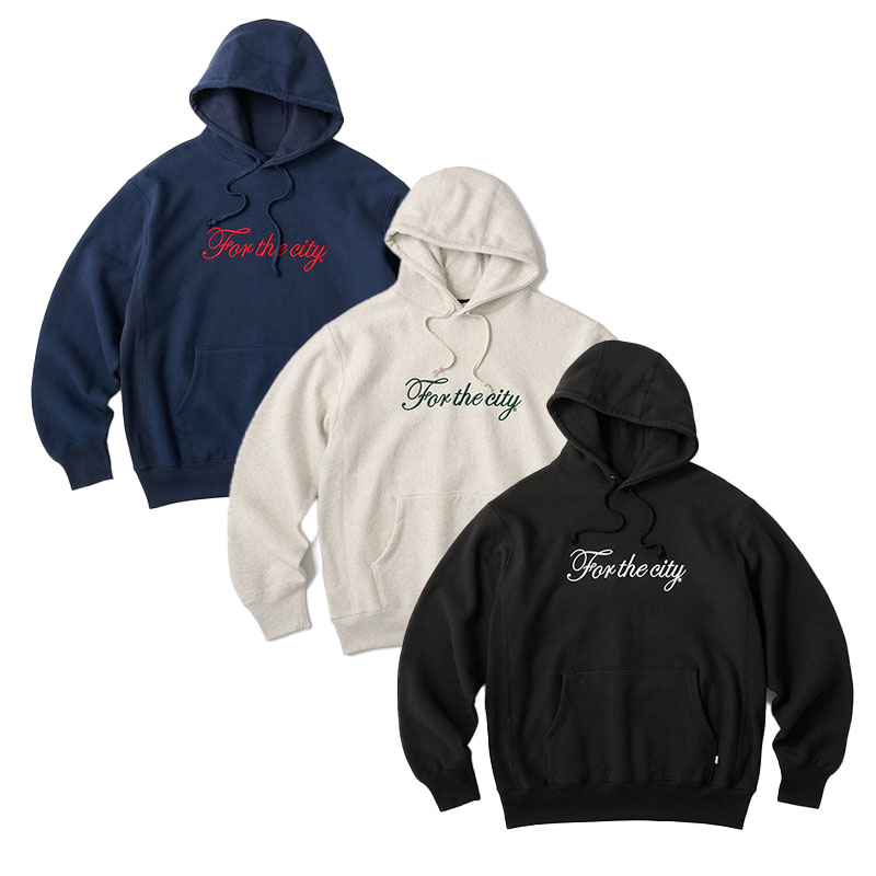 FTC(エフティーシー)/ SCRIPT LOGO PULLOVER HOODY -3COLOR-