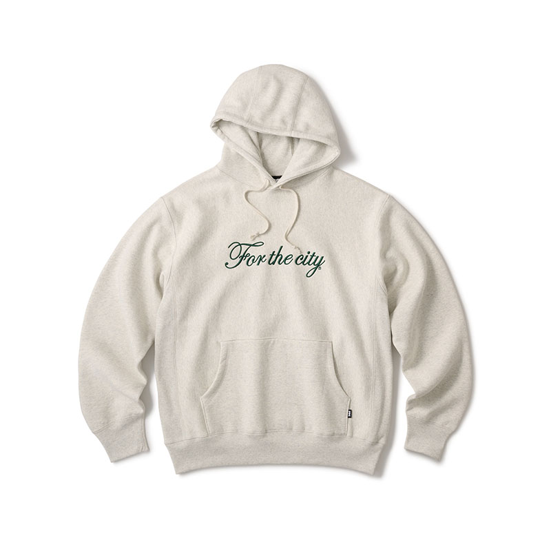 FTC(エフティーシー)/ SCRIPT LOGO PULLOVER HOODY -3COLOR-(ASH)