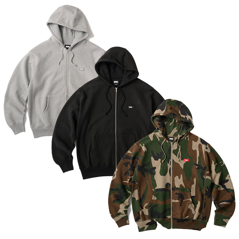 FTC(エフティーシー)/ SMALL BOX LOGO ZIP UP HOODY -3COLOR-