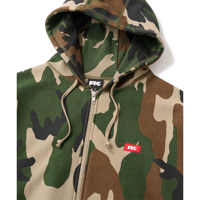 FTC(エフティーシー)/ SMALL BOX LOGO ZIP UP HOODY -3COLOR-
