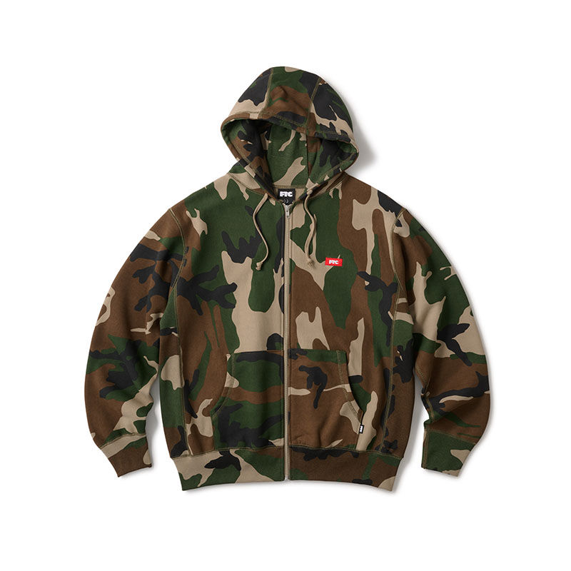 FTC(エフティーシー)/ SMALL BOX LOGO ZIP UP HOODY -3COLOR-(CAMO)
