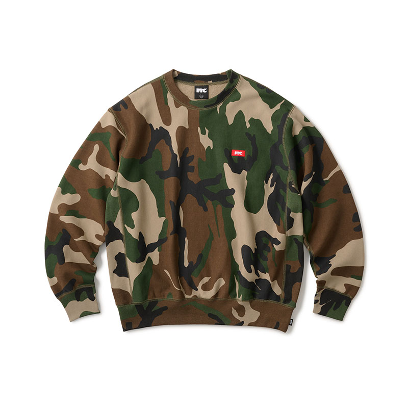 FTC(エフティーシー)/ SMALL BOX LOGO CREW NECK -4COLOR-(CAMO)