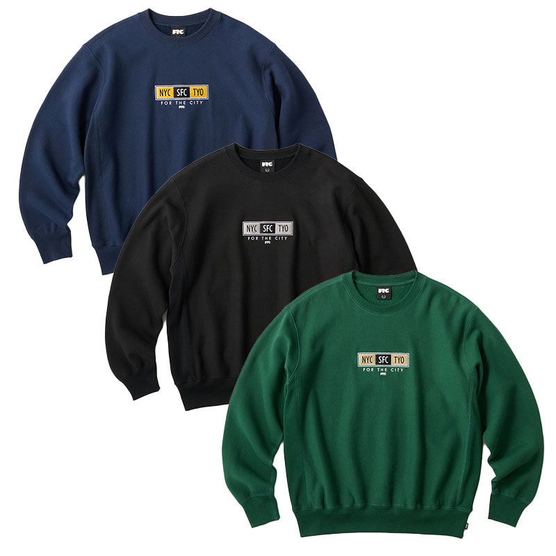 FTC(エフティーシー)/ BIG CITY CREW NECK -3COLOR-