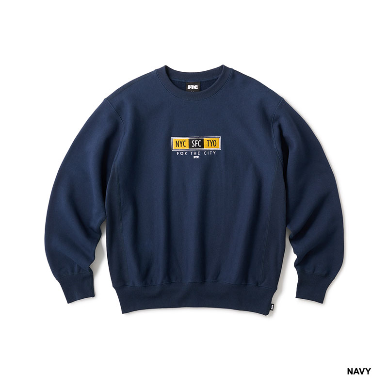 FTC(エフティーシー)/ BIG CITY CREW NECK -3COLOR-