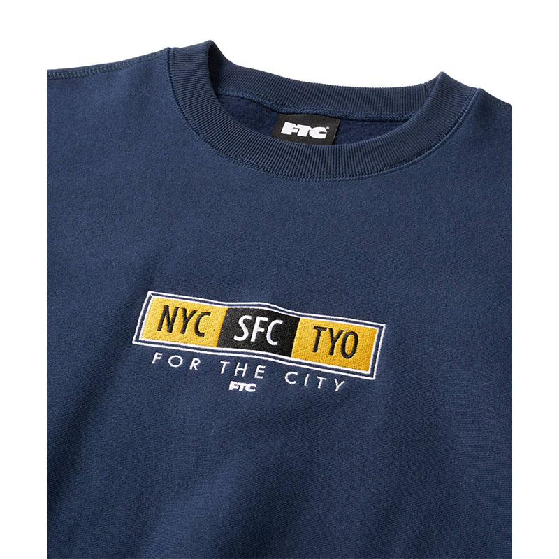 FTC(エフティーシー)/ BIG CITY CREW NECK -3COLOR-