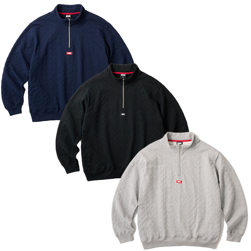 FTC(エフティーシー)/ QUILTED HALF ZIP SWEATSHIRT -3COLOR-