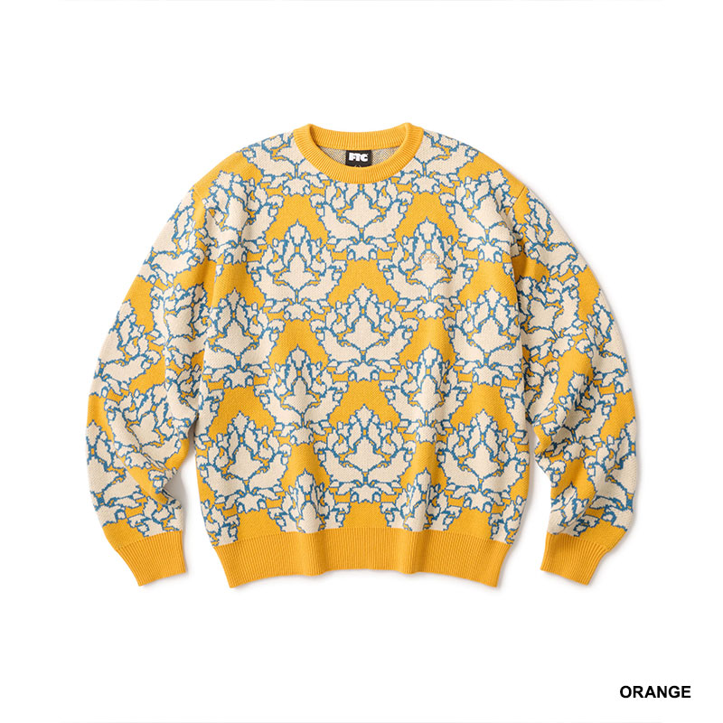 FTC(エフティーシー)/ ALLOVER JACQUARD SWEATER -3COLOR-