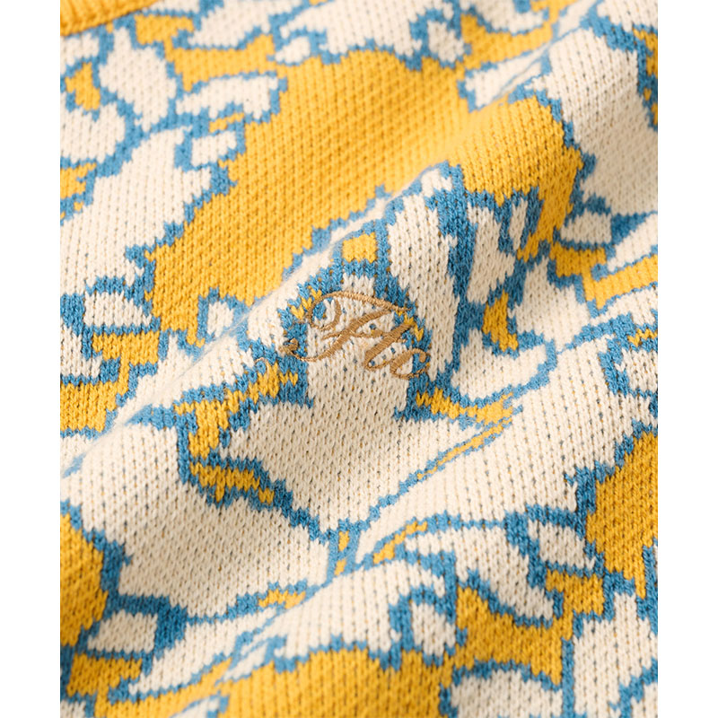 FTC(エフティーシー)/ ALLOVER JACQUARD SWEATER -3COLOR-