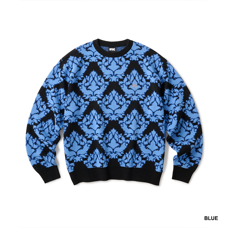 FTC(エフティーシー)/ ALLOVER JACQUARD SWEATER -3COLOR-