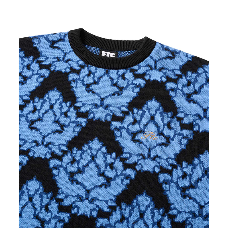 FTC(エフティーシー)/ ALLOVER JACQUARD SWEATER -3COLOR-