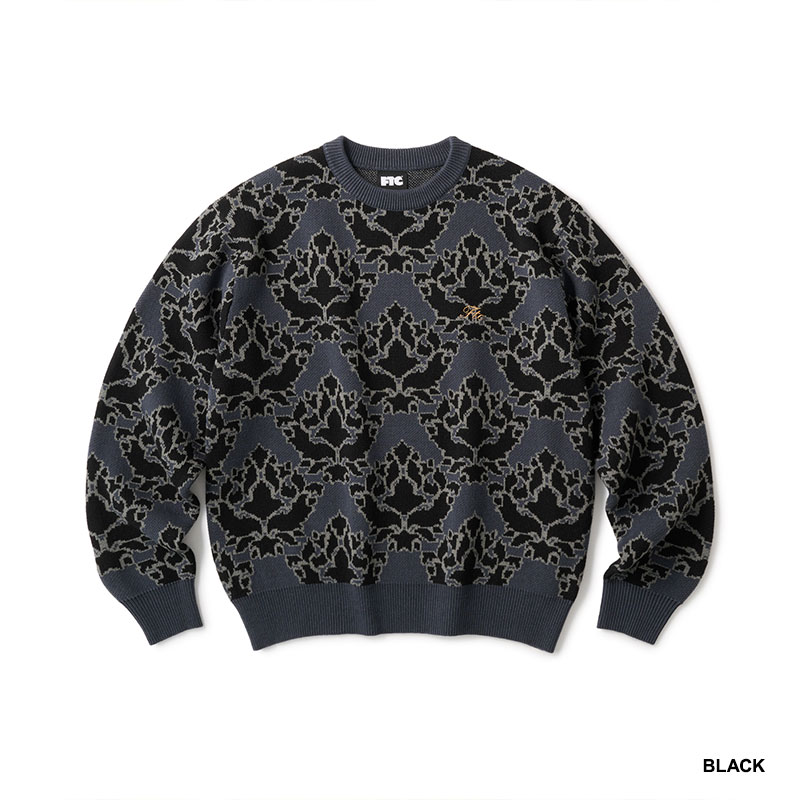 FTC(エフティーシー)/ ALLOVER JACQUARD SWEATER -3COLOR-