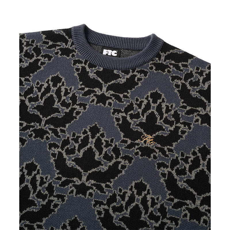 FTC(エフティーシー)/ ALLOVER JACQUARD SWEATER -3COLOR-