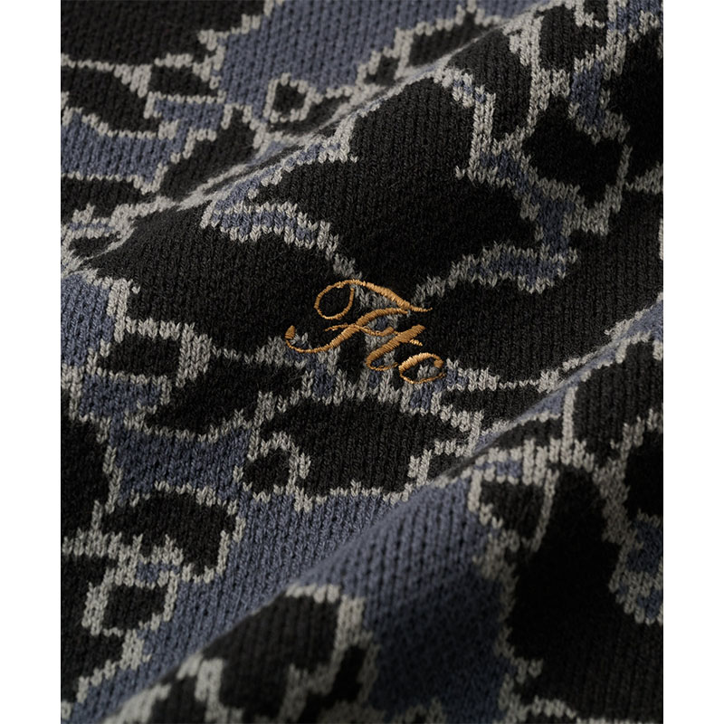 FTC(エフティーシー)/ ALLOVER JACQUARD SWEATER -3COLOR-