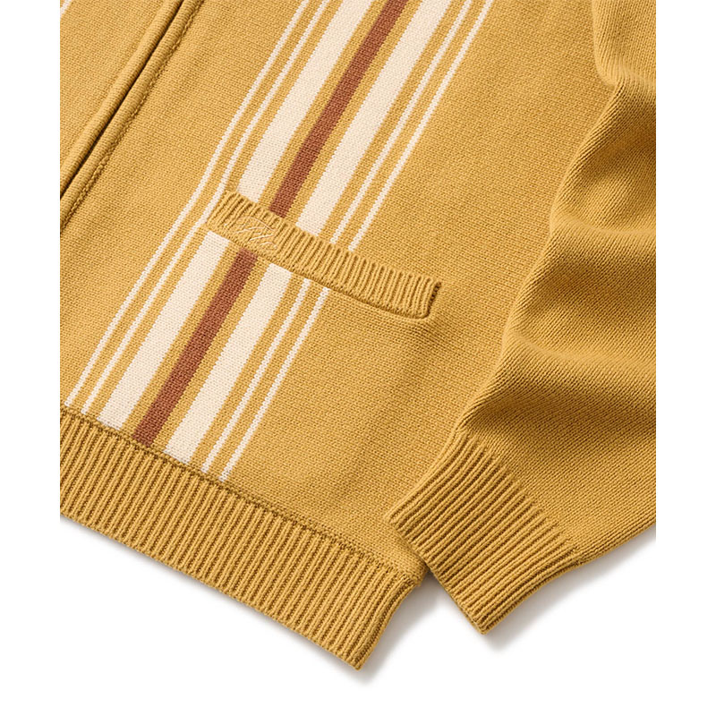 FTC(エフティーシー)/ STRIPE ZIP UP KNIT CARDIGAN -2COLOR-