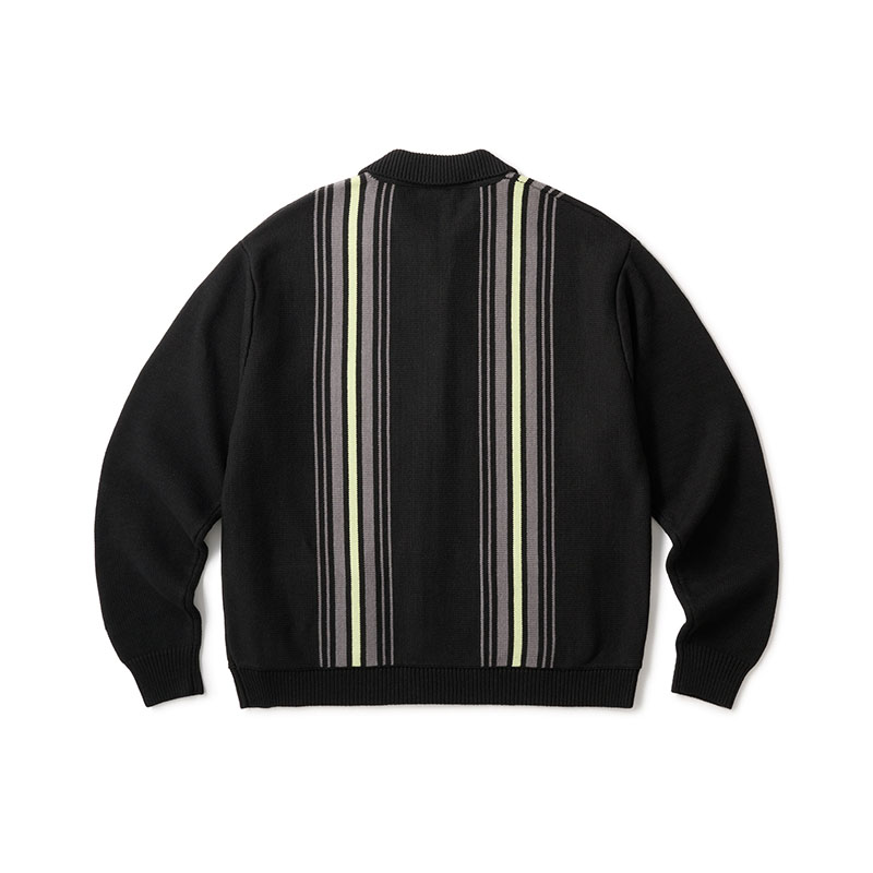 FTC(エフティーシー)/ STRIPE ZIP UP KNIT CARDIGAN -2COLOR-