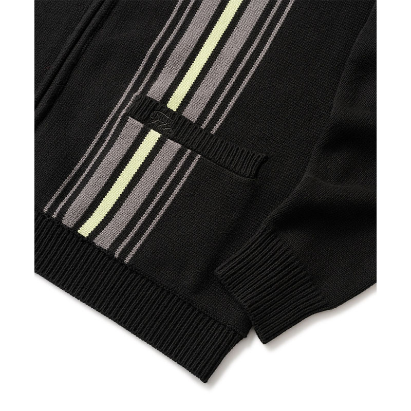 FTC(エフティーシー)/ STRIPE ZIP UP KNIT CARDIGAN -2COLOR-