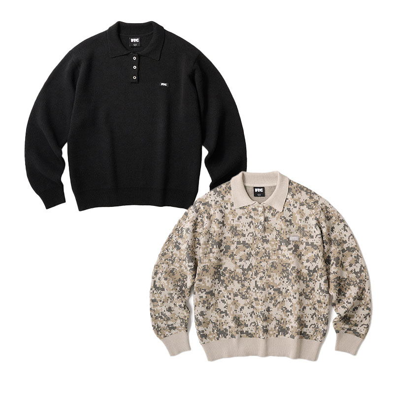 FTC(エフティーシー)/ KNIT POLO SWEATER -2COLOR-