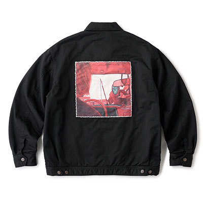 FTC(エフティーシー)/ "FTC×JUSTIN HAGER" WORK JACKET -BLACK-