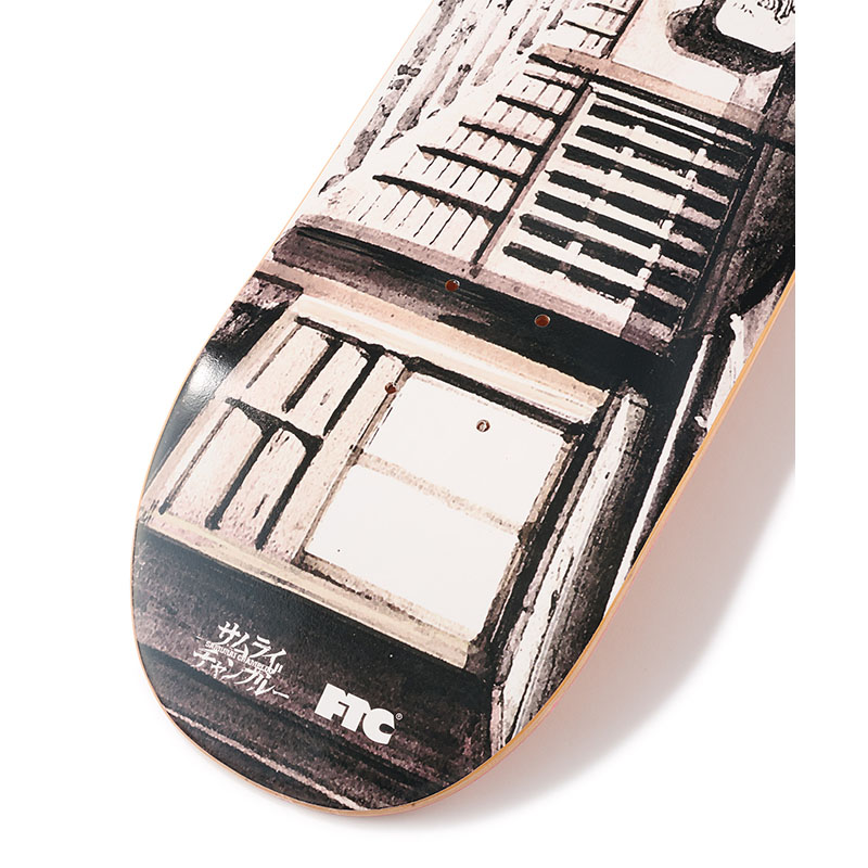 FTC(エフティーシー)/ FTC×SAMURAI CHAMPLOO SKATE DECK -WHITE-