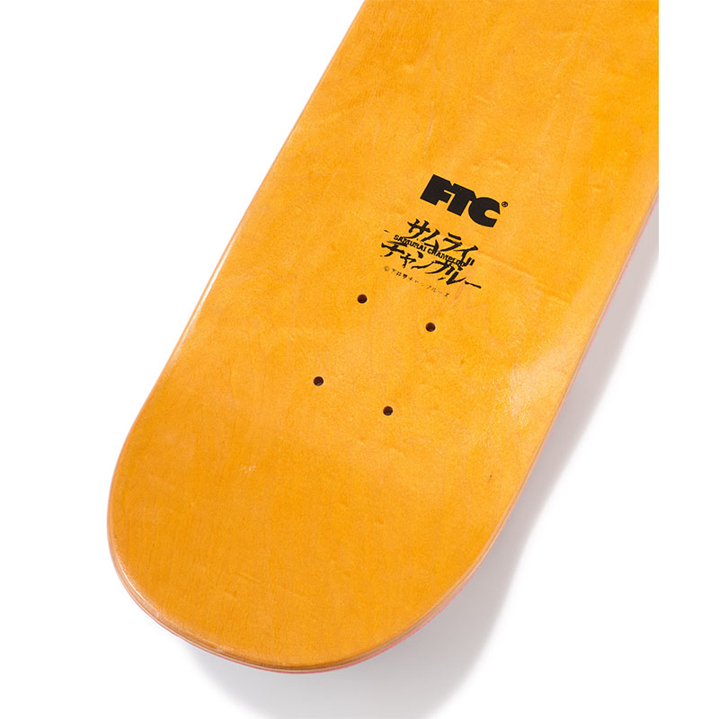 FTC(エフティーシー)/ FTC×SAMURAI CHAMPLOO SKATE DECK -WHITE-