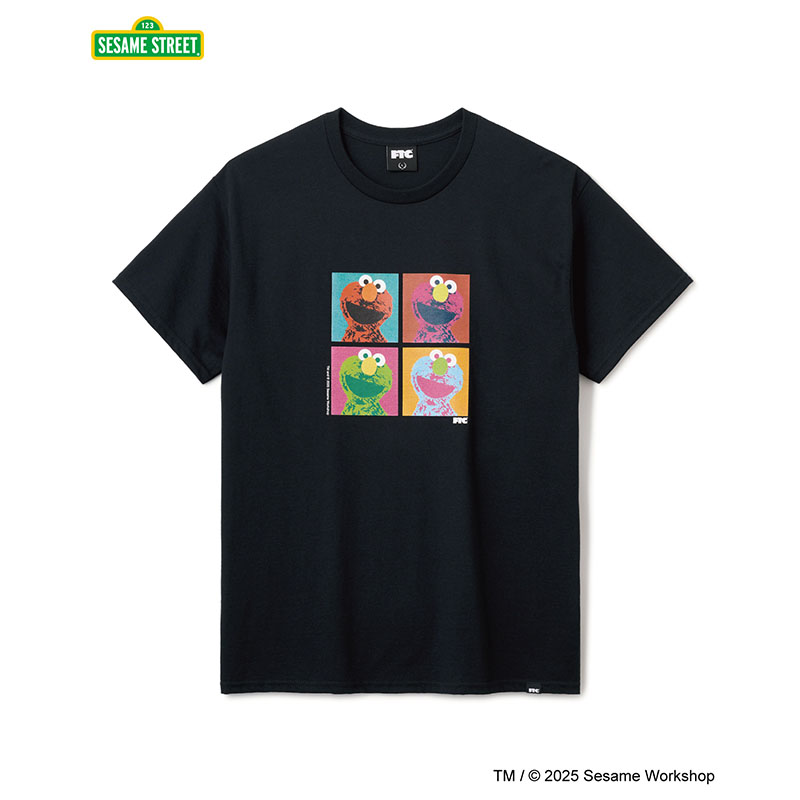 FTC(エフティーシー)/ SESAME STREET meets FTC / ELMO TEE -3.COLOR-(BLACK)