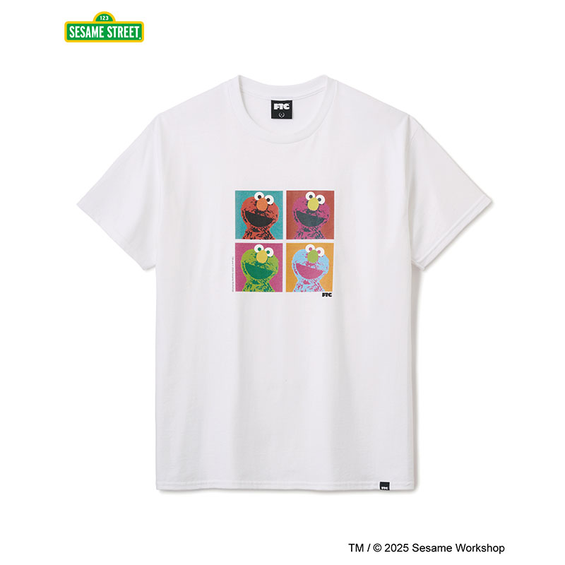 FTC(エフティーシー)/ SESAME STREET meets FTC / ELMO TEE -3.COLOR-(WHITE)