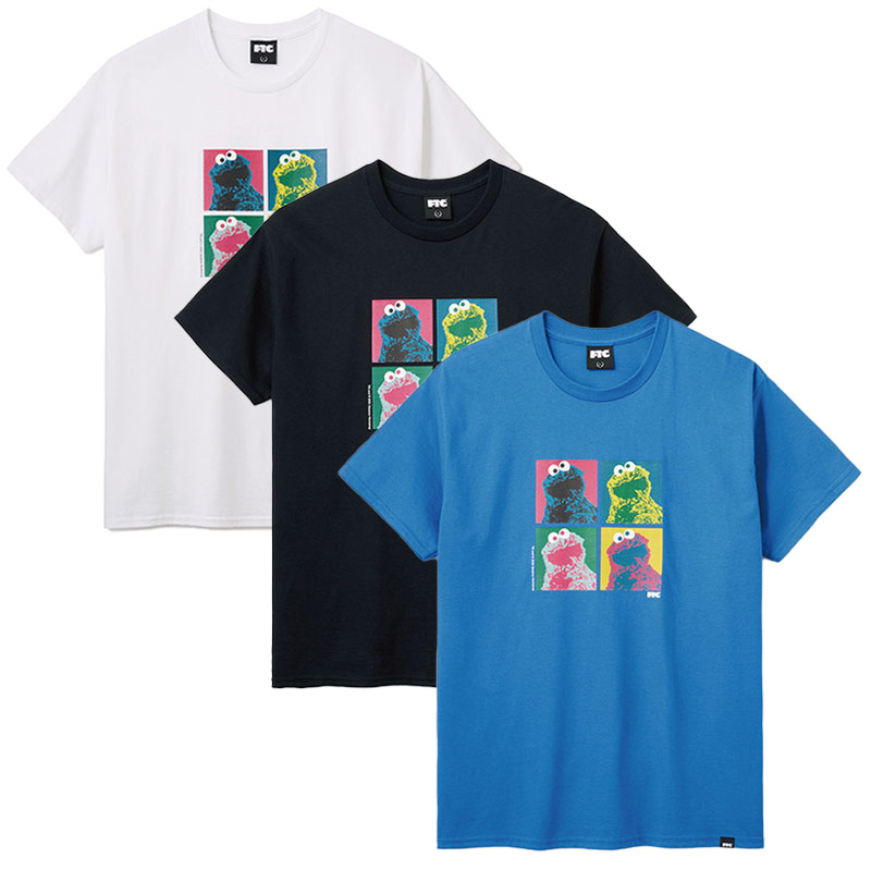 FTC(エフティーシー)/ SESAME STREET meets FTC / COOKIE MONSTER TEE -3.COLOR-