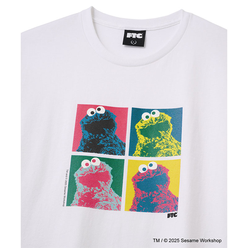FTC(エフティーシー)/ SESAME STREET meets FTC / COOKIE MONSTER TEE -3.COLOR-