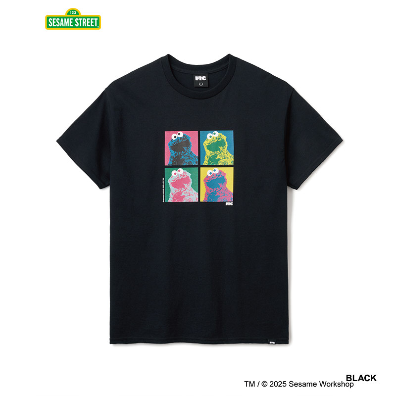 FTC(エフティーシー)/ SESAME STREET meets FTC / COOKIE MONSTER TEE -3.COLOR-