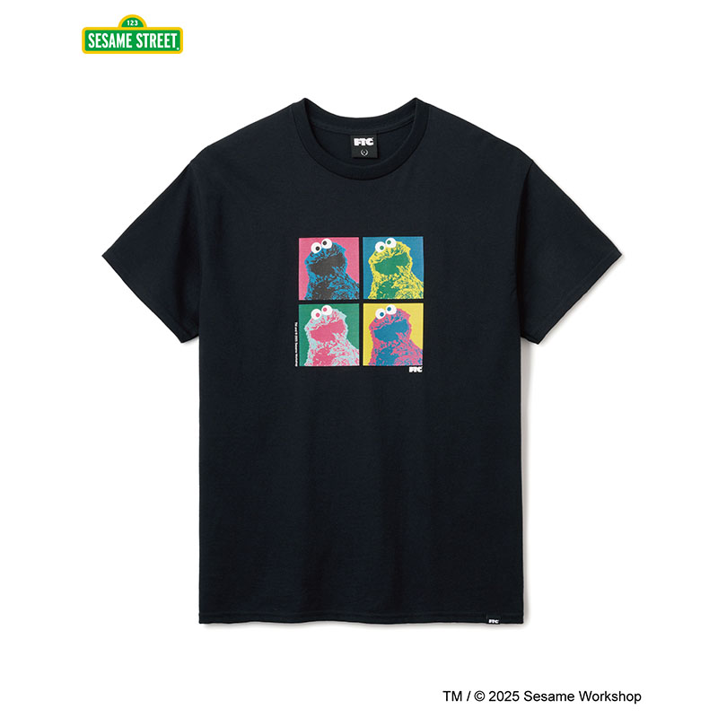 FTC(エフティーシー)/ SESAME STREET meets FTC / COOKIE MONSTER TEE -3.COLOR-(BLACK)