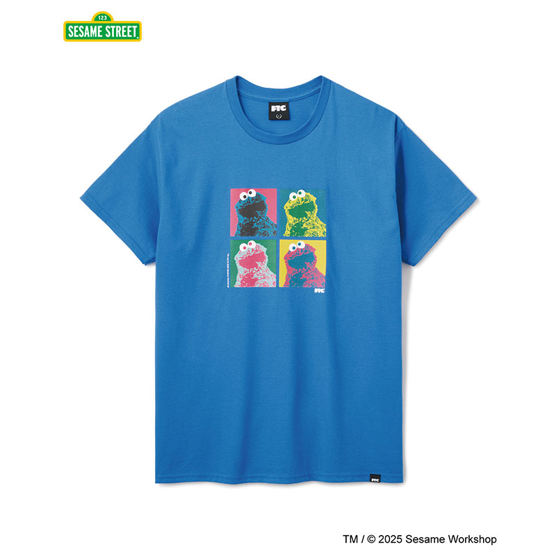 FTC(エフティーシー)/ SESAME STREET meets FTC / COOKIE MONSTER TEE -3.COLOR-(ROYAL)