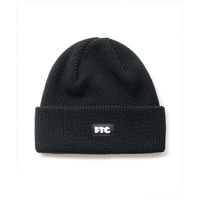 FTC(エフティーシー)/ BOX LOGO BEANIE -BLACK-