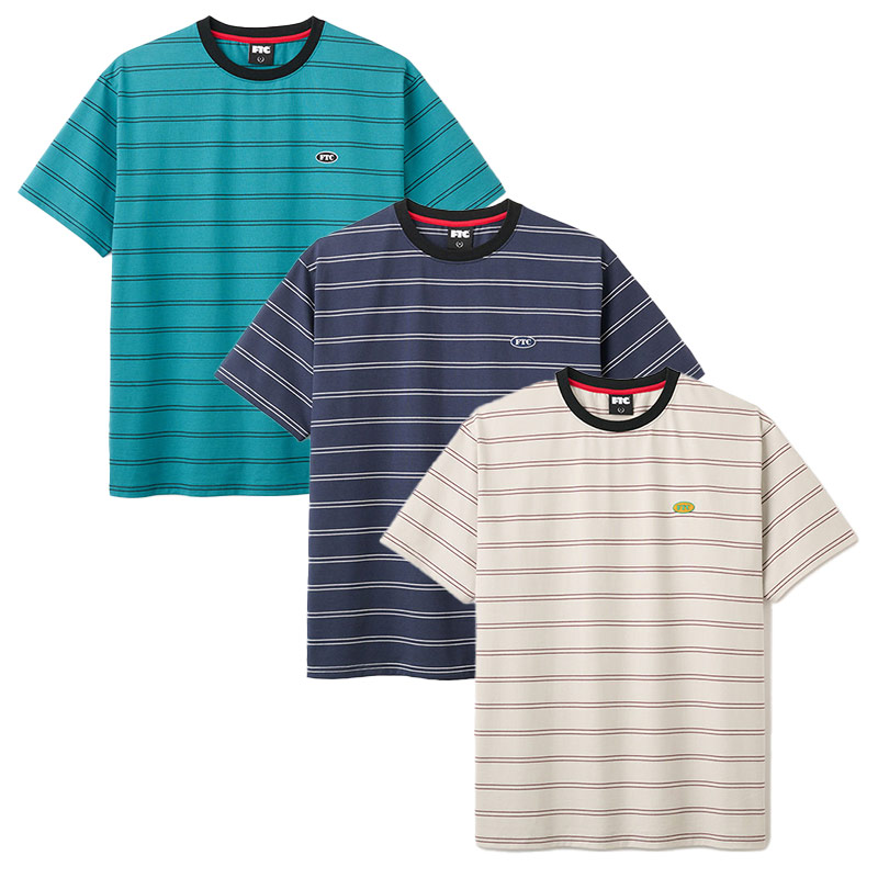 FTC(エフティーシー)/ OVAL LOGO STRIPE RINGER TEE -3.COLOR-