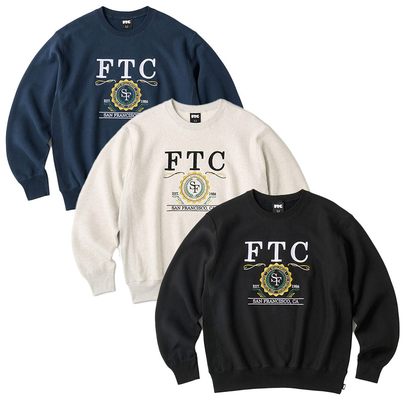 FTC(エフティーシー)/ UNIVERSITY CREW NECK -3.COLOR-