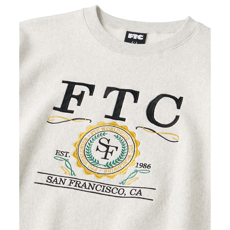 FTC(エフティーシー)/ UNIVERSITY CREW NECK -3.COLOR-